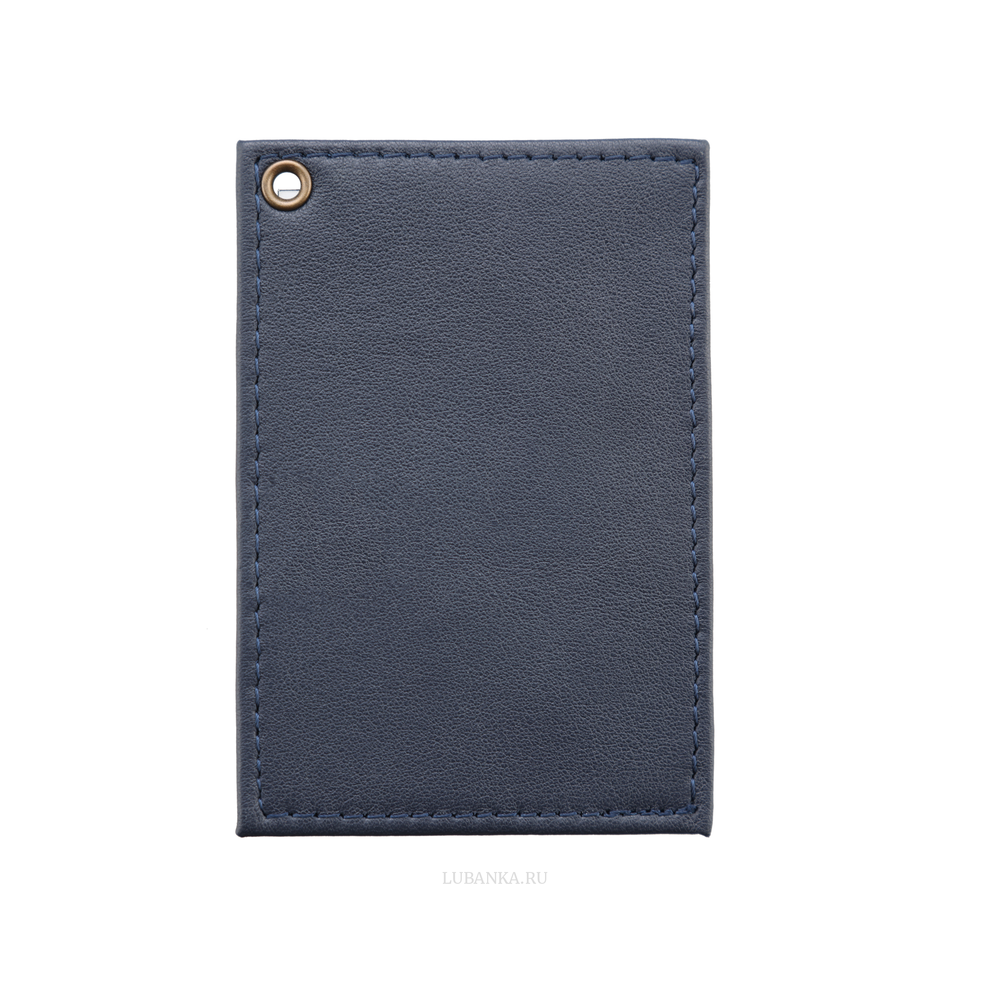 Картхолдер односторонний без символики темно синий